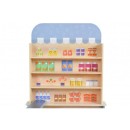 Ξύλινος Πάγκος Σούπερ Μάρκετ 4426 5τμχ Moni Ξύλινος Πάγκος Σούπερ Μάρκετ 4426 5τμχ Moni