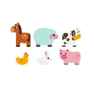 Ξύλινο Παιδικό Παζλ Φάρμα TH623 Tooky Toy Ξύλινο Παιδικό Παζλ Φάρμα TH623 Tooky Toy