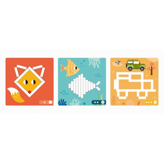 Ξύλινο Παζλ Creative Math Sticks TF488 Tooky Toy