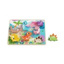 Ξύλινο Παζλ Δεινόσαυροι TH632 Tooky Toy Ξύλινο Παζλ Δεινόσαυροι TH632 Tooky Toy