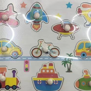 Ξύλινο Παζλ Μεταφορικά Μέσα Με Χερούλι Martin Toys Ξύλινο Παζλ Μεταφορικά Μέσα Με Χερούλι Martin Toys