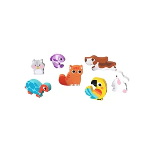 Ξύλινο Puzzle Ζώα Κατοικίδια TH635 Tooky Toy Ξύλινο Puzzle Ζώα Κατοικίδια TH635 Tooky Toy