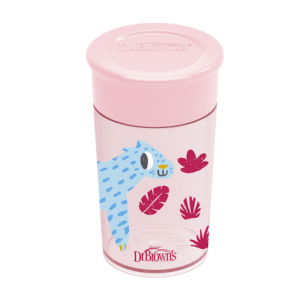 Κύπελλο Cheers 360° Ροζ Dr Brown 300ml