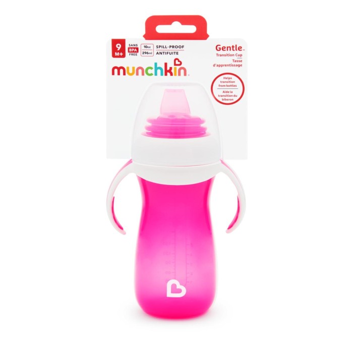 Κύπελλο Ροζ Gentle Cup Tall Pink 300ml 9+ Munchkin