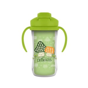 Κύπελλο Θερμός Με Καλαμάκι 300ml Πράσινο Dr. Brown’s