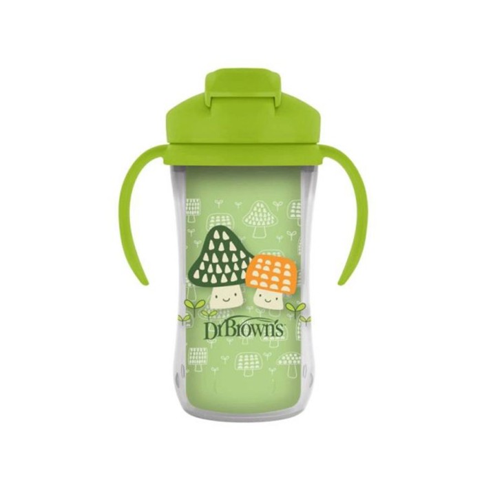Κύπελλο Θερμός Με Καλαμάκι 300ml Πράσινο Dr. Brown’s