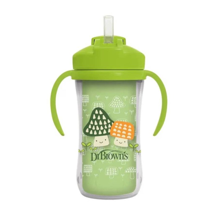 Κύπελλο Θερμός Με Καλαμάκι 300ml Πράσινο Dr. Brown’s