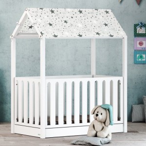 Casababy La Maison Λευκό Βρεφικό Κρεβάτι Μετατρεπόμενο Σε Προεφηβικό Τύπου Μοντεσσόρι Casababy La Maison Λευκό Βρεφικό Κρεβάτι Μετατρεπόμενο Σε Προεφηβικό Τύπου Μοντεσσόρι