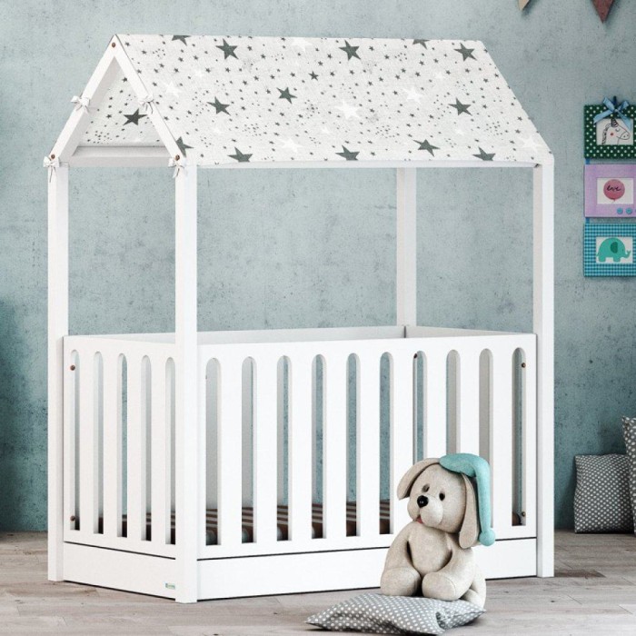 Casababy La Maison Λευκό Βρεφικό Κρεβάτι Μετατρεπόμενο Σε Προεφηβικό Τύπου Μοντεσσόρι Casababy La Maison Λευκό Βρεφικό Κρεβάτι Μετατρεπόμενο Σε Προεφηβικό Τύπου Μοντεσσόρι