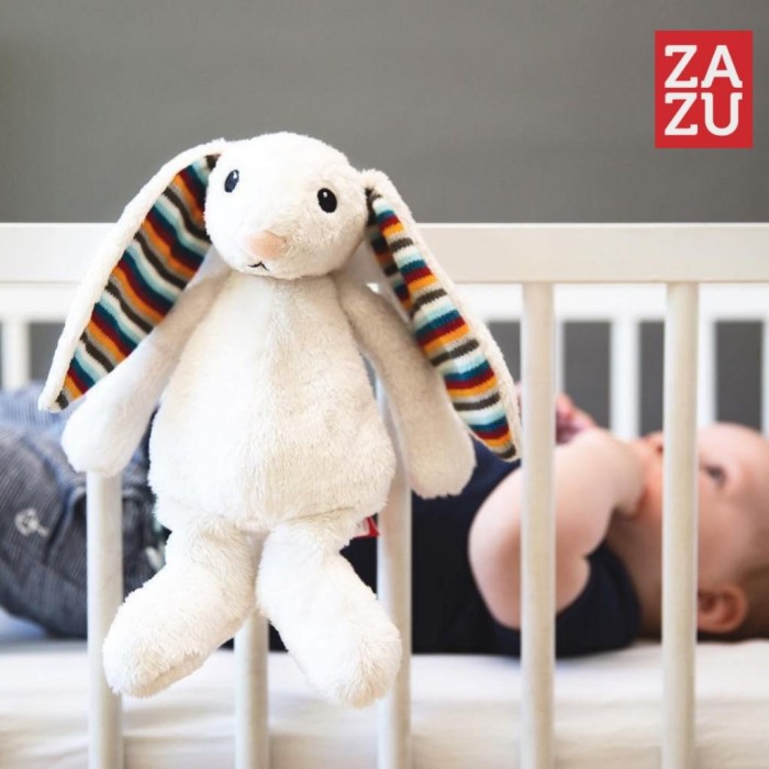 Λαγουδάκι BIBI βοηθός ύπνου με χτύπο καρδιάς & λευκούς ήχους ZAZU Λαγουδάκι BIBI βοηθός ύπνου με χτύπο καρδιάς & λευκούς ήχους ZAZU