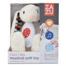 Λαγουδάκι BIBI βοηθός ύπνου με χτύπο καρδιάς & λευκούς ήχους ZAZU Λαγουδάκι BIBI βοηθός ύπνου με χτύπο καρδιάς & λευκούς ήχους ZAZU