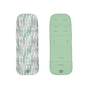 Στρώμα Καροτσιού Leaves Mint Kikka Boo