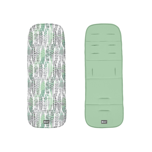 Στρώμα Καροτσιού Leaves Mint Kikka Boo