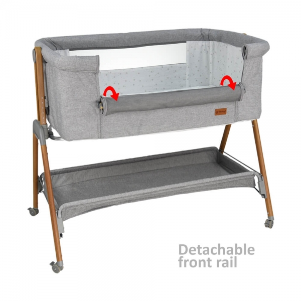 Λίκνο Crystal Light Grey 844-182 Bebe Stars