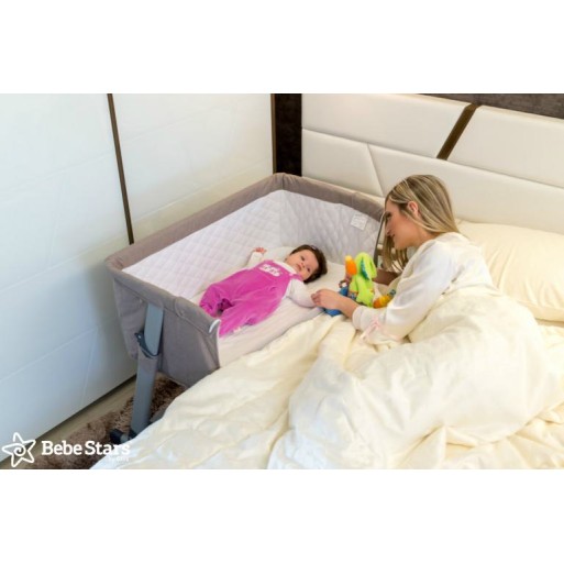 Λίκνο Side to Side Plus Grey Bebe Stars