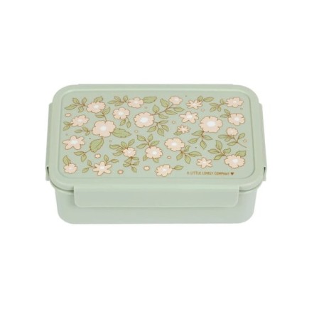 A little Lovely Company Δοχείο Φαγητού Bento Lunch Box: Blossoms Sage A little Lovely Company Δοχείο Φαγητού Bento Lunch Box: Blossoms Sage