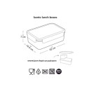 A little Lovely Company Δοχείο Φαγητού Bento Lunch Box: Blossoms Sage A little Lovely Company Δοχείο Φαγητού Bento Lunch Box: Blossoms Sage