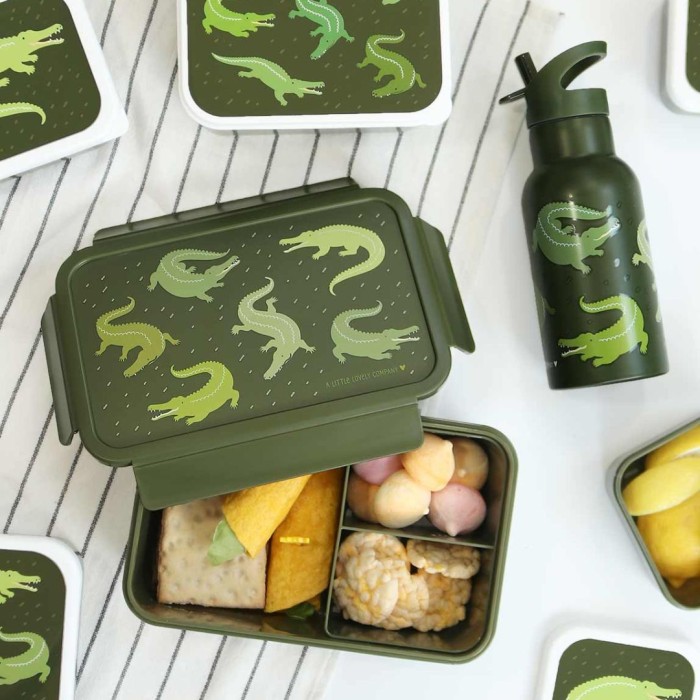 A little lovely company Δοχείο Φαγητού Bento Lunch Box: Crocodiles A little lovely company Δοχείο Φαγητού Bento Lunch Box: Crocodiles