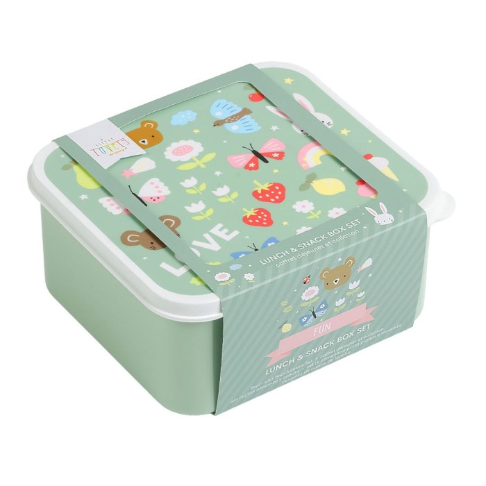A little lovely company: Δοχείο Φαγητού Lunch Box Set Joy