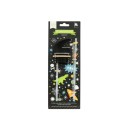 A Little Lovely Company Σετ Καπάκι Καλαμάκι Και Βουρτσάκι Galaxy