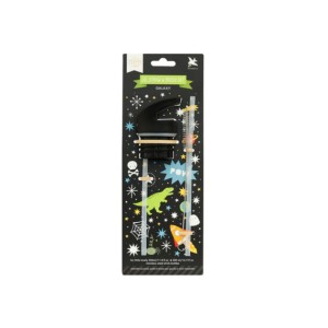 A Little Lovely Company Σετ Καπάκι Καλαμάκι Και Βουρτσάκι Galaxy A Little Lovely Company Σετ Καπάκι Καλαμάκι Και Βουρτσάκι Galaxy