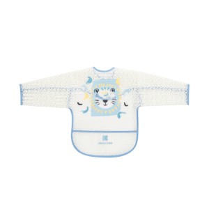 Αδιάβροχη Σαλιάρα Mε Μανίκια Arty Blue Kikka Boo Αδιάβροχη Σαλιάρα Mε Μανίκια Arty Blue Kikka Boo