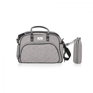 Lorelli Τσάντα Ωμου Μαμάς Με Αλλαξιέρα Viola Grey