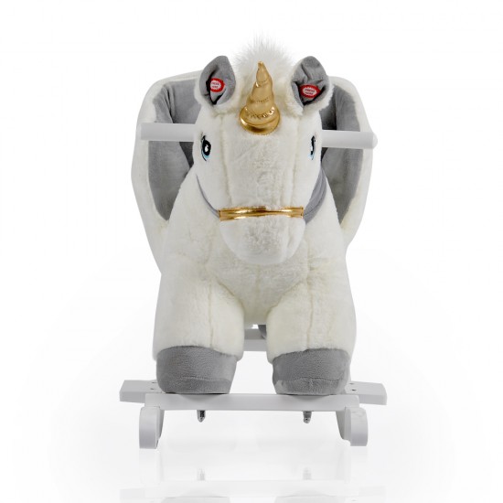 Λούτρινο Κουνιστό Ζωάκι Μονόκερος Με Ήχους WJ-6188 Moni