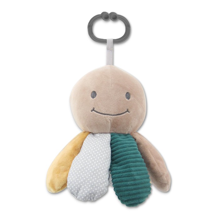 Λούτρινο Κρεμαστό Παιχνίδι Octopus Natural Blue And Beige Lorelli