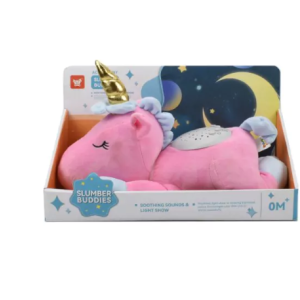 Λούτρινο Ροζ Μονόκερος Προτζέκτορας Με Φώτα και Μουσική Martin Toys