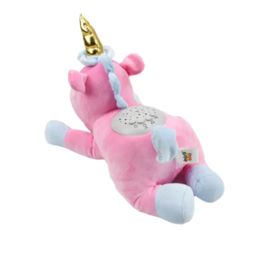 Λούτρινο Ροζ Μονόκερος Προτζέκτορας Με Φώτα και Μουσική Martin Toys