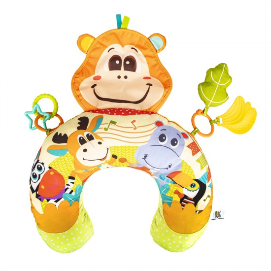 Μαξιλάρι Δραστηριοτήτων Πολύχρωμο Monkey Bali Bazoo 