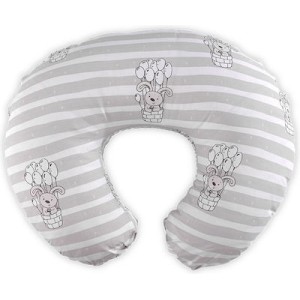 Μαξιλάρι Θηλασμού Διπλής Όψης Happy Grey Striped Lorelli Μαξιλάρι Θηλασμού Διπλής Όψης Happy Grey Striped Lorelli