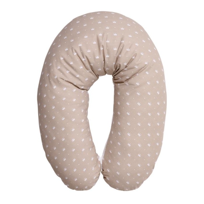 Μαξιλάρι Θηλασμού Διπλής Όψης Lorelli Κορώνες Latte