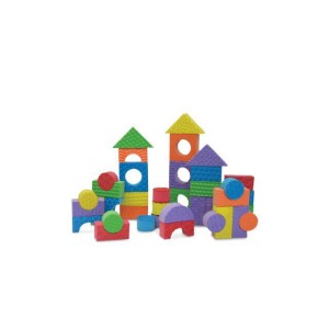 Μαλακά Στοιβαζόμενα Τουβλάκια Με Διαφορετικές Υφές 30τμχ Edushape