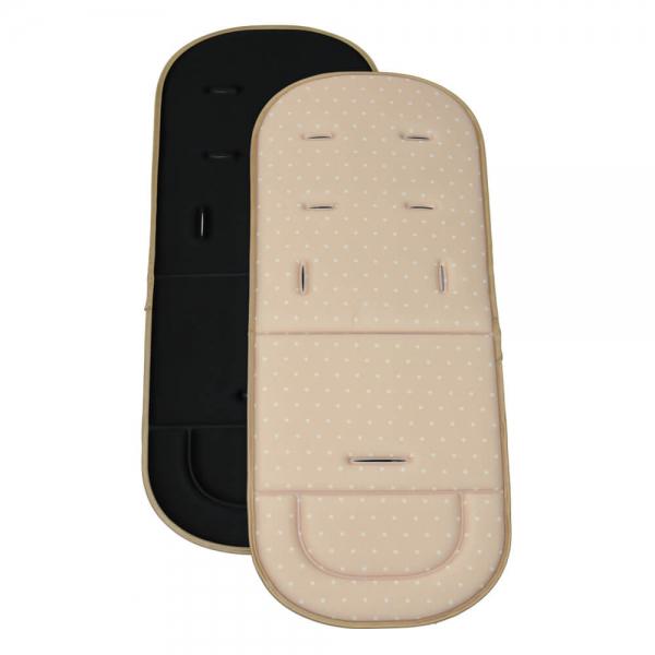 Μαλακό Κάλυμμα Καροτσιού Polka Dot Μπεζ Bebe Stars