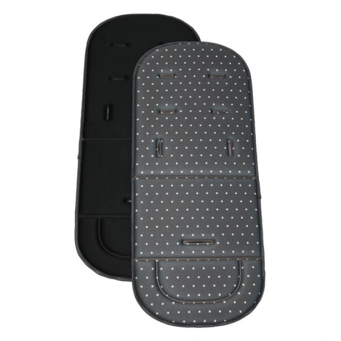 Μαλακό Κάλυμμα Καροτσιού Polka Dot Grey Bebe Stars