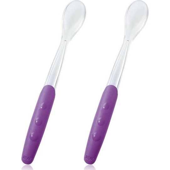 Μαλακό Κουταλάκι Σιλικόνης Πρώτης Βρεφικής Ηλικίας Μώβ 2 Τεμ. Nuk Μαλακό Κουταλάκι Σιλικόνης Πρώτης Βρεφικής Ηλικίας Μώβ 2 Τεμ. Nuk