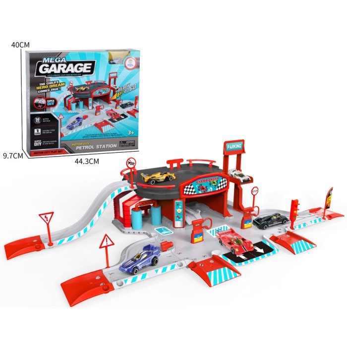 Martin Toys Βενζινάδικο - Πλυντήριο Αυτοκινήτων 