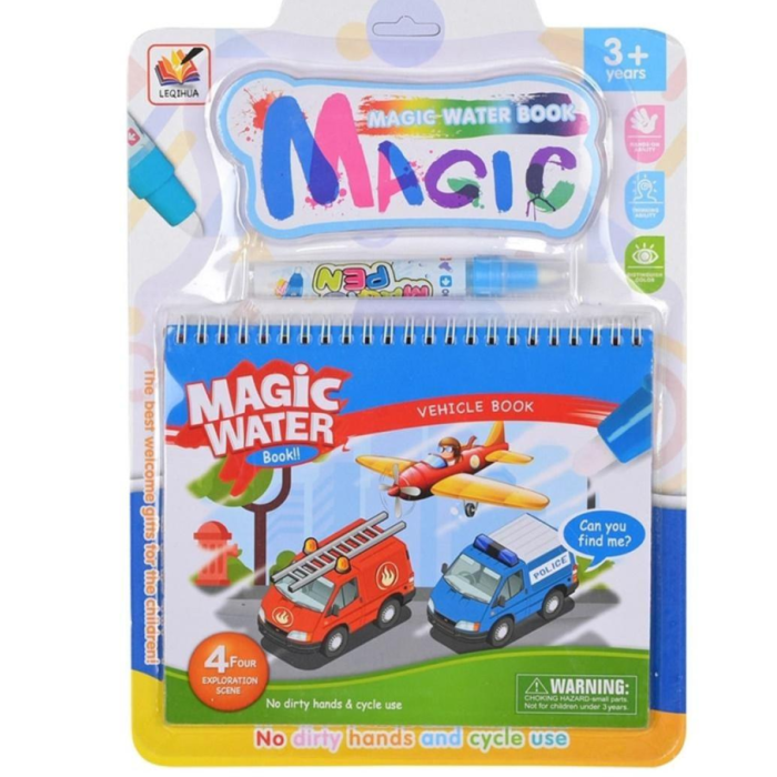 Martin Toys Μπλόκ Ζωγραφικής Για Αγόρι Με Μαρκαδόρο Νερού