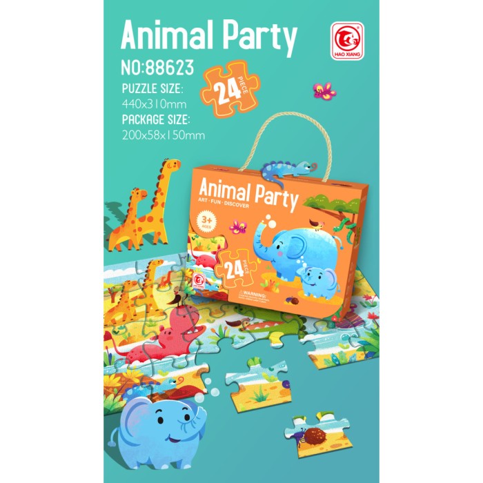 Martin Toys Παζλ 24τμχ Animal Party