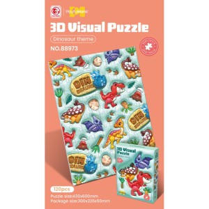 Martin Toys Παζλ 3D 120τμχ Δεινοσαυράκια 