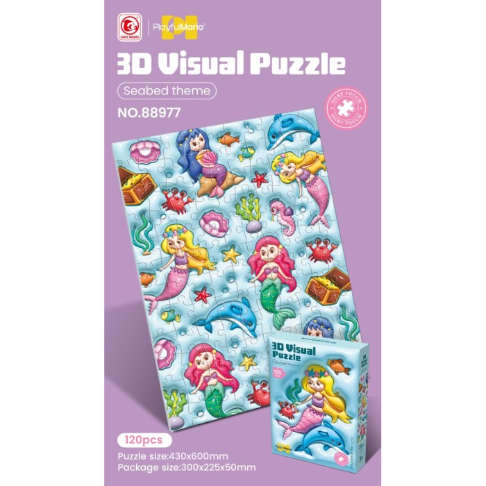 Martin Toys Παζλ  3D 120τμχ Γοργόνες