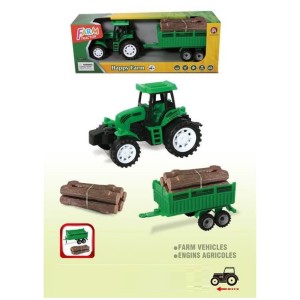 Martin Toys Τρακτέρ Φριξιον Με Καρότσα Μεταφοράς Κορμών Ξύλου Martin Toys Τρακτέρ Φριξιον Με Καρότσα Μεταφοράς Κορμών Ξύλου