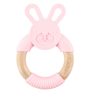 Μασητικό-Κρίκος Οδοντοφυίας Ροζ Λαγουδάκι Nibbling Μασητικό-Κρίκος Οδοντοφυίας Ροζ Λαγουδάκι Nibbling