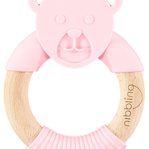 Μασητικό-Κρίκος Οδοντοφυίας Ροζ Αρκουδάκι Nibbling
