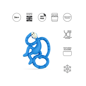 Μασητικό Mini Monkey Teether Blue Matchstic Monkey