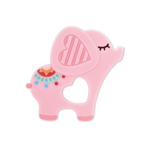 Μασητικό Σιλικόνης Elephant Lucky Pink Lorelli Μασητικό Σιλικόνης Elephant Lucky Pink Lorelli