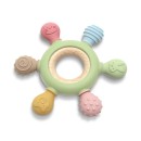 Μασητικό Σιλικόνης Kαι Ξύλου Οξιάς Rudder Natural Fresh Green Lorelli