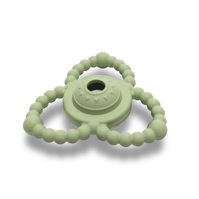 Μασητικό Σιλικόνης - Kουδουνιστρα Natural Fresh Green Lorelli